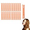 Perm Rod Set Hair Perm Rod 20pcs 5 Size (Yellow)