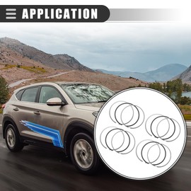 Motoforti 23040-2G510 Front Engine Piston Ring for Hyundai Tucson 2.4L L4 2014-2015 Muliti- Piece Piston Ring Std, Metal, 1 Set