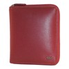 Golden Head Polo RFID Protect Zipped Billfold Coin Wallet Red,