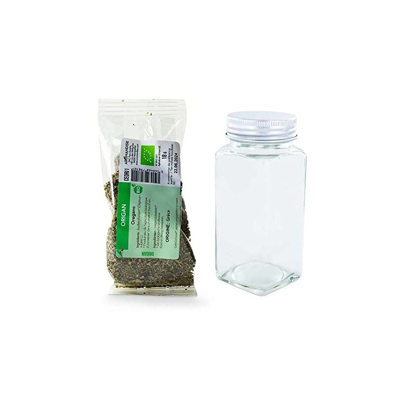 Spice Bottle + Organic Oregano 18 g