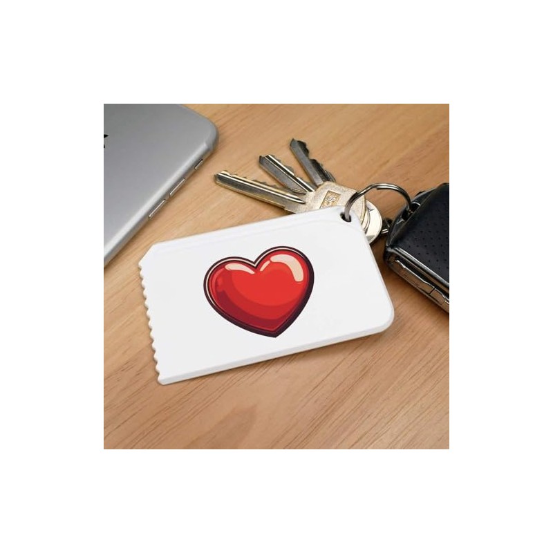 Azeeda 'Valentine's Heart' Plastic Ice Scraper (IC00041512)