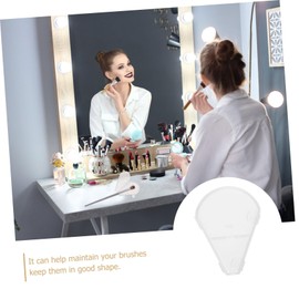 Healeved 10pcs Bristle Cover Make Makeup Brush Cover Makeup Supplies Cosmetics Brush Plastic Brush Cover Makeup Brush Cover Makeup Cover Makeup Brush Plastic Cover