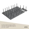 2 Sets Plate Holder for Drawer - Adjustable Dish Organiser