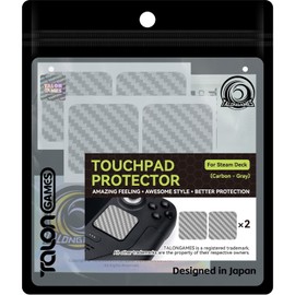 TALONGAMES Touchpad Protector Compatible with Steam Deck Touch Trackpad (Trackpads Protector, Carbon - Gray)