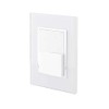 SANELEC 4475 Placa con Doble Apagador Venecia