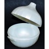 Tupperware Onion Keeper Round Container Pearl White