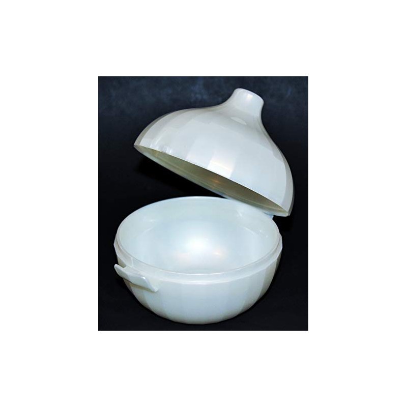 Tupperware Onion Keeper Round Container Pearl White