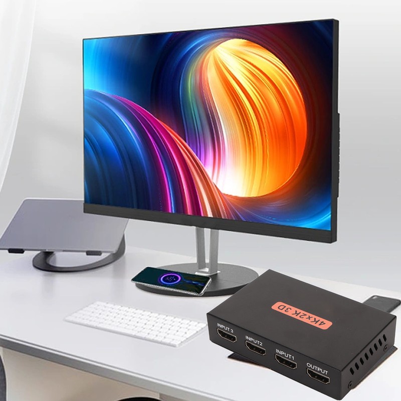 3 in 1 Out HD Multimedia Interface Switch 4K 30Hz
