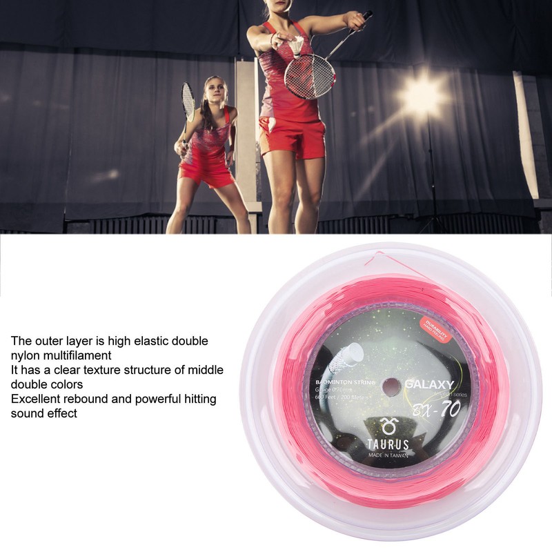POWERTI BX70 Badminton Rackets String High Elastic Nylon Badminton Racquet