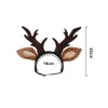 Hemobllo Dog Elk Reindeer Antler Headband for Christmas Dog Cat