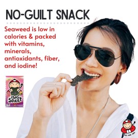 Tao Kae Noi 12 Count Seaweed Snacks Healthy Nori Sheets Low Calorie Flavorful