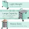 Folding Utility Cart Portable Rolling Crate Handcart with Durable Heavy