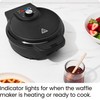 Chefman Anti-Overflow Belgian Waffle Maker w/Shade Selector, Temperature Control, Mess