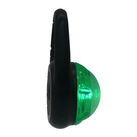 Waterproof Clip-on Flashing Light | Bright LED Adventure Light for Swimming, Dog Walking and All Outdoor Activities (Green)