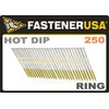 3 1/2" x .131 Ring A153-D HDG Strip Nails 21-DEG