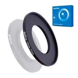 72mm to 77mm Adapter Ring for Camera Filter, Compatible with All 72mm Lenses with 77mm UV, ND, CPL Filter.72mm Lens to 77mm Filter Ring