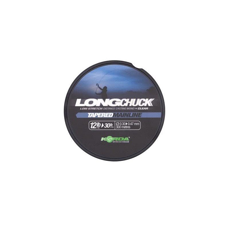 Korda LongChuck Distance Casting Mono Tapered Mainline 300 m 12-30