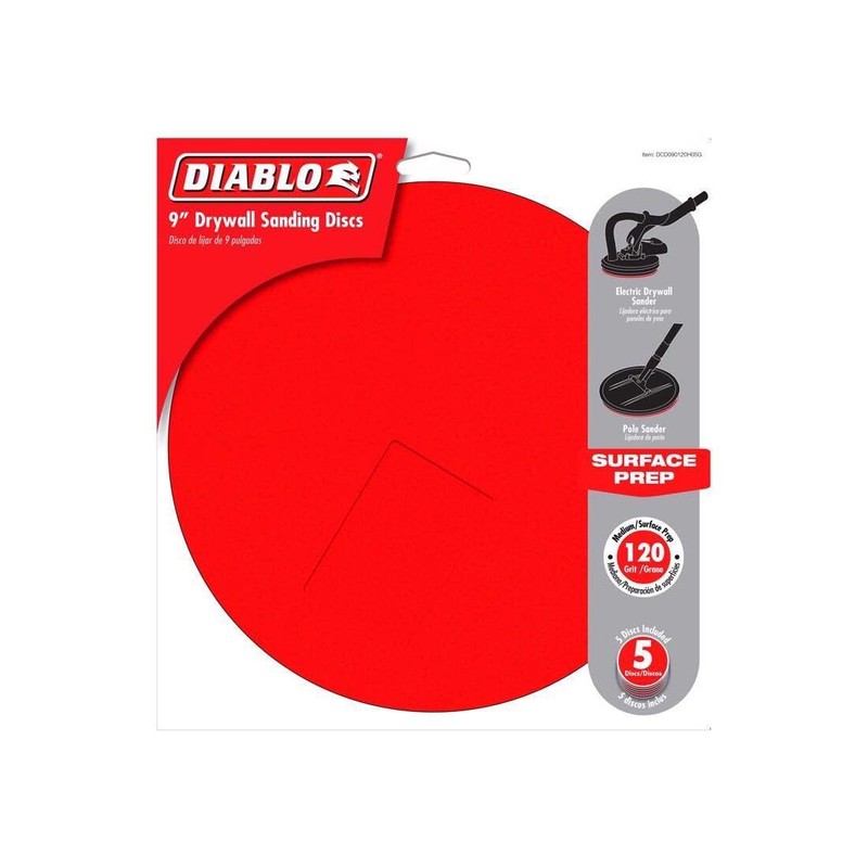 Diablo Hook & Lock ROS Sanding Discs for Drywall -