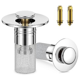 Timnamy Drain, Timnamy Drain Filter, Stainless Steel Floor Drain Filter, Steel Floor Drains Composition Sink Stopper, Bathtub Drain Hair Catcher (4)