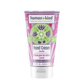 Human+Kind Moisturizing Hand Cream Lavender - Hydrating Cream with Avocado Oil and Shea Butter - Intense, Fast Absorbing Moisturizer for Smooth Skin - For Dry, Cracked Skin - 1.7 oz