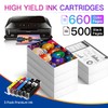 250XL 251XL Ink Cartridges - Replacement for Canon PGI-250XL BK