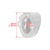 HDBUBALUS ABS Visor Style Turn Signal Lens Indicator Light Bezels