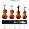 KAYATA 3/4 Size Violin set, Beginner Students Violin,Maple Wood Violin
