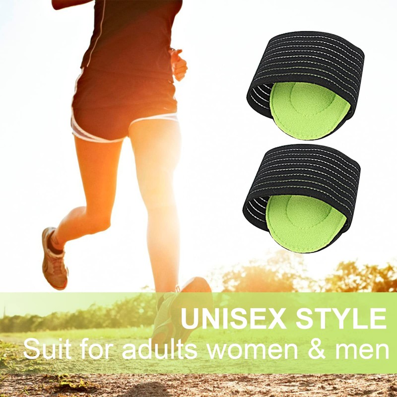 TSHAOUN 4 Pair Arch Support，Compression Cushioned Plantar Fasciitis Support，Relief Plantar