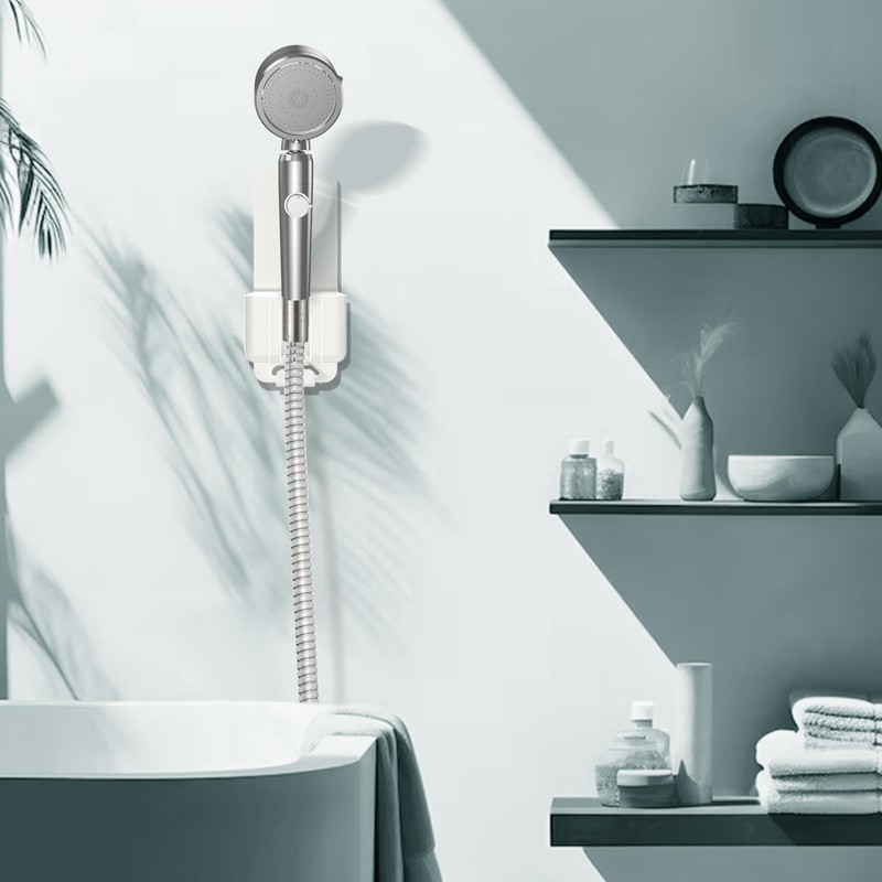 RuoFei Magnetic Shower Hook Angle Adjustable (White)