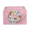 NETILGEN Easter Flower Wreath Cute Rabbit 4 Slice Toaster Dust