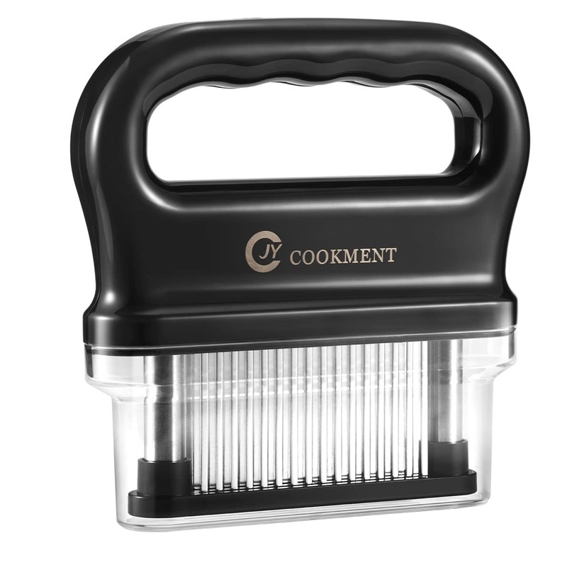 JY COOKMENT Meat Tenderizer with 48 Stainless Steel Ultra Sharp