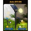 Fratink Solar Spot Lights Outdoor, 2 Pack Outdoor Solar Lights