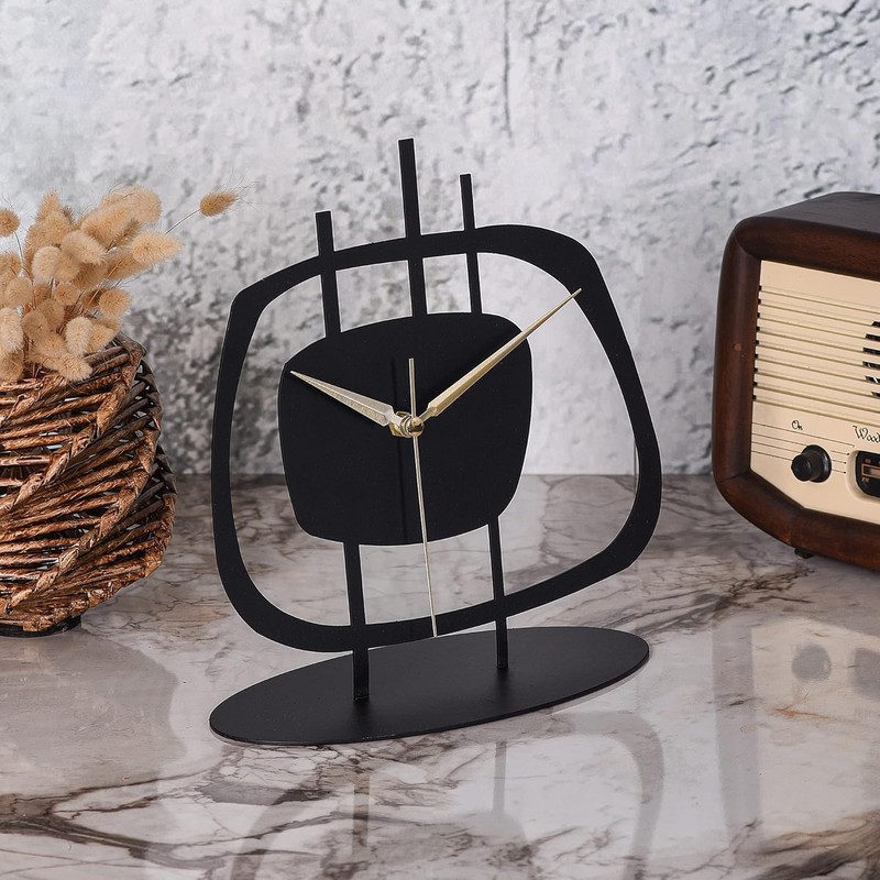 muyika Desk Clock for Living Room, Desk Clock for Office,