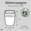 Lunchpot Kinder Müslibecher to go Joghurtbecher für Mepal Ellipse -