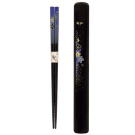 Tanaka Hashiten Chopsticks with Box, Dark Blue, 22.5cm