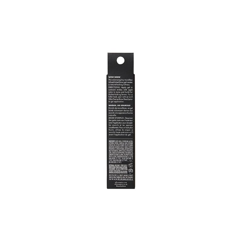 e.l.f. Cosmetics E.l.f. wow brow gel, fibre-infused formula, deep brown,