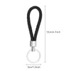 Pebipoo Braided PU Leather Keychains Car Keyring Key Chain Ring
