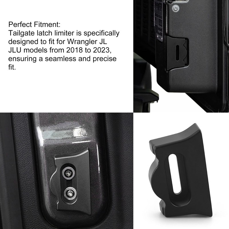 Tailgate Limiter Aluminum Rustproof Rear Door Latch Stopper for Wrangler