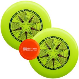 Discraft Ultra Star 2 Disc Ultimate Set + Mini Flyer (Yellow - Yellow)