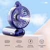 Portable Handheld Misting Fan,Rechargeable Travel Mister Fan, 3000mAh Battery Operated