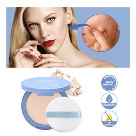 Calasic Ivry Oil Control Face Powder, Waterproof Face Powder, Matte Oil Control Face Powder, Natural, Light, Flawless, Oil Control