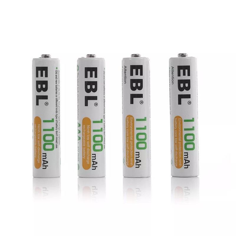EBL Rechargeable AAA Batteries,16 Packs,1.2V 1100mAh NIMH Battery