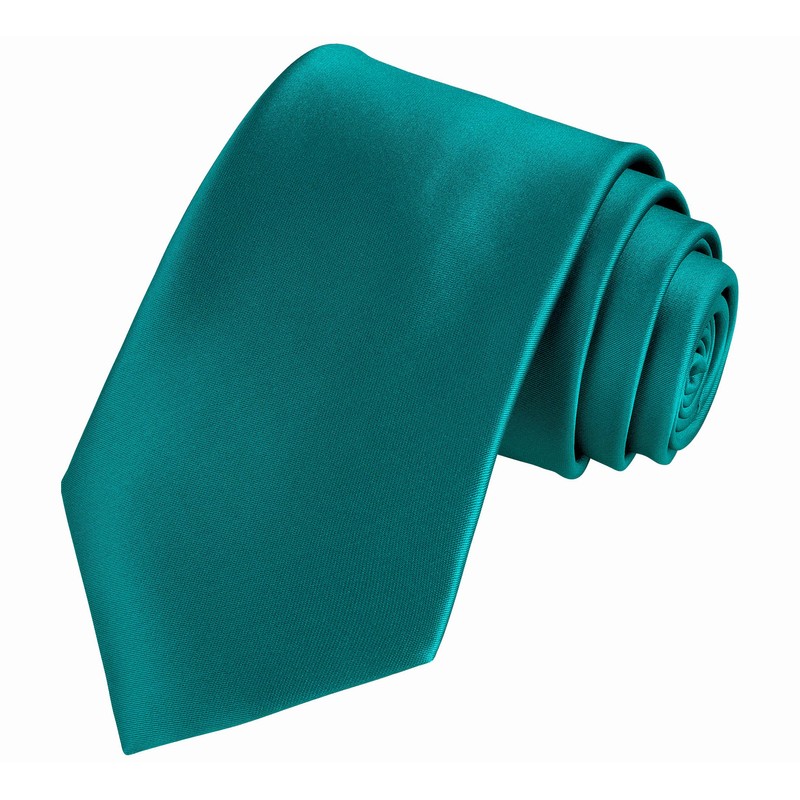 TIE G - Juego de corbata formal de satén sólido