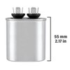 5uF 5MFD CBB65A Condensador de CA de arranque ovalado de
