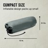 Coleman Kompact Inflatable Camp Sleeping Pad with Built-in Air Valve
