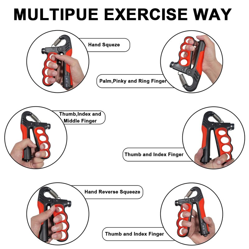 Ruayia Hand Trainer, Grip Strength Trainer for Fitness Strength Training,