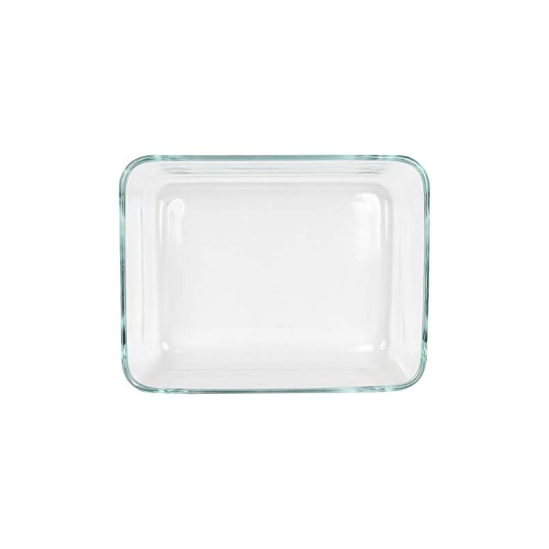 Pyrex 7211 6-Cup Rectangular Glass Storage Container - Made in