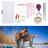 Mini Ice Fishing Rod Reel Combo Portable Ice Fishing Pole