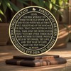 Black & Gold 1-10 Years Alcoholics Anonymous Medallion AA Coin