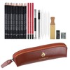Heshengping Sketch Set Sketching Pencils Set Graphite Charcoal Pencils Sticks